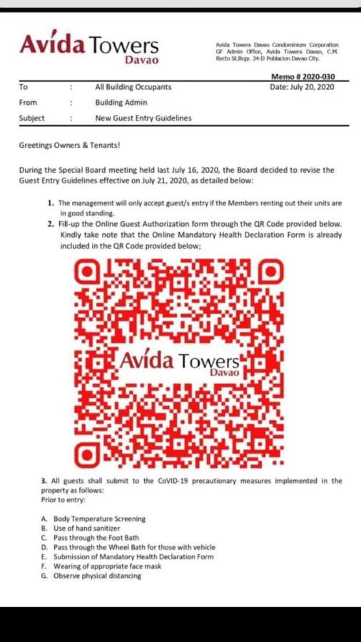 Davao Avida Towers By Jyu Apartment Bagian luar foto